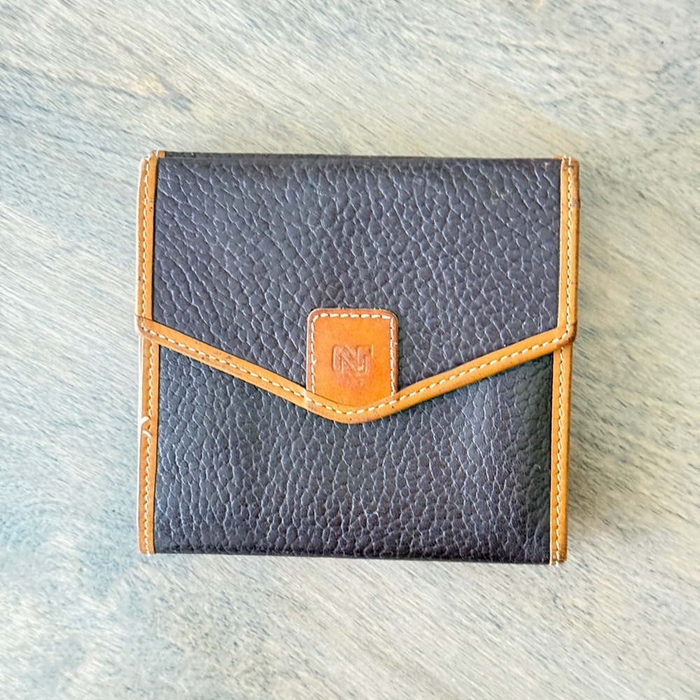 Vintage Nina Ricci Black and Brown Wallet